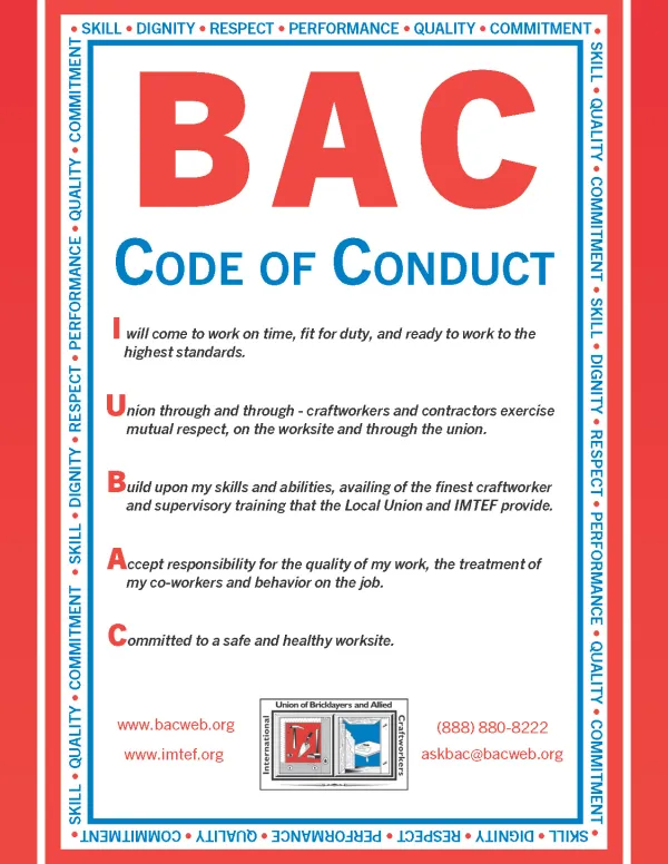 BAC Code of Conduct
